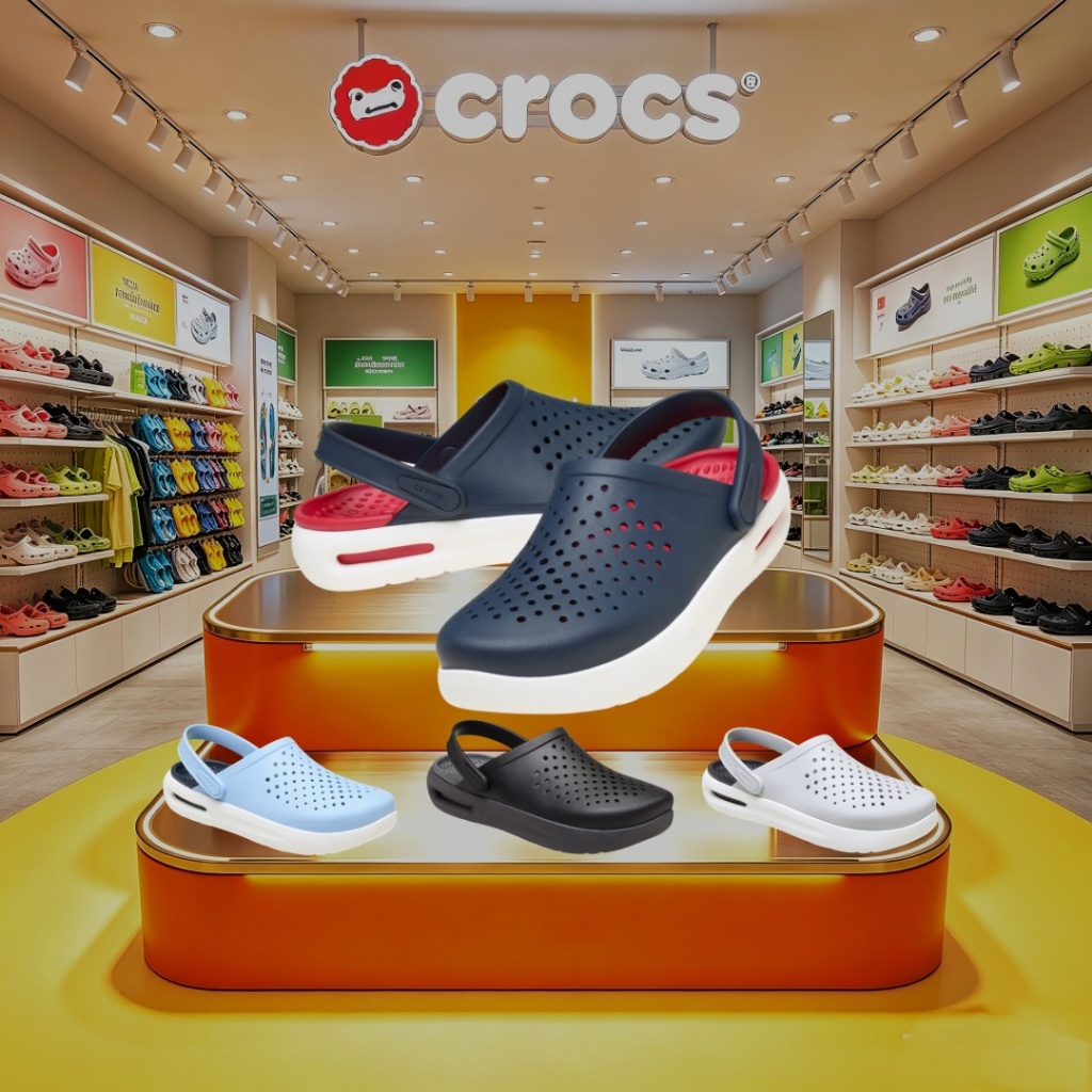 ⛰️🏖️ CROCS รองเท้าแตะผู้ชายผู้หญิง  กันน้ำทรงสปอร์ต | รองเท้าแตะเดินป่าใส่สบาย กันกระแทก วัสดุ Croslite™ น้ำหนักเบาระบ