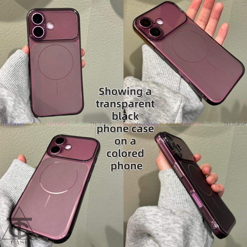เคส iPhone 17 Pro Max แบบใสขุ่น เคสโทรศัพท์ป้องกันการลื่นและป้องกันการตก สำหรับ iPhone 16 13 11 14 12 15 Pro Max