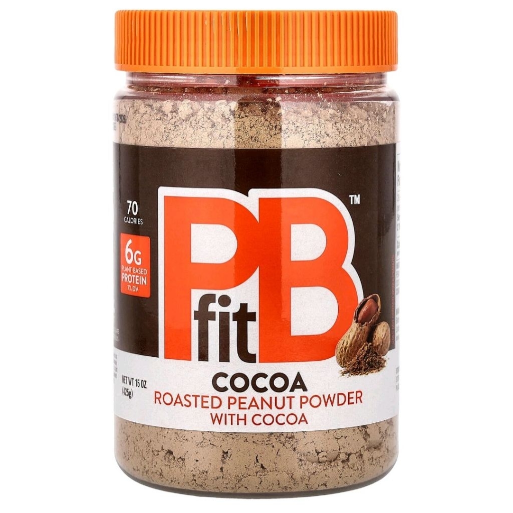PBfit, Roasted Peanut Powder with Cocoa ,15 oz (425g)