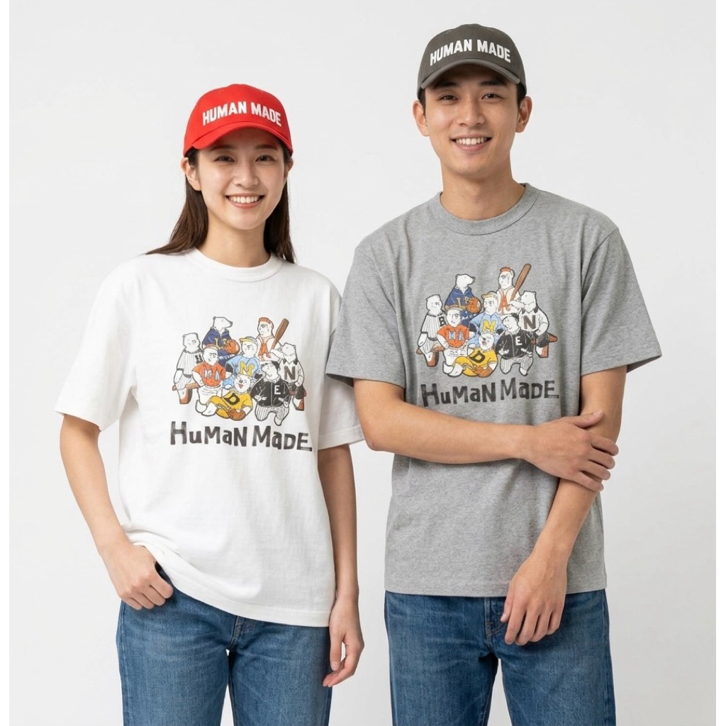 พร้อม​ส่ง​ใน​ไทย​ เสื้อยืด Human made GRAPHIC T-SHIRT collection ออกใหม่เสาร์นี้