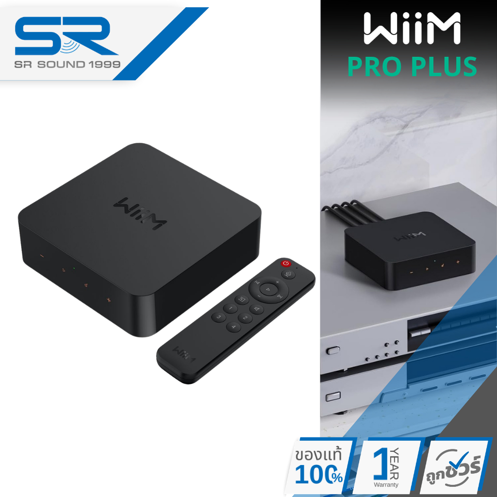 WIIM PRO PLUS Music Streamer เครื่องสตรีมมิ่ง บลูทูธ Bluetooth Chromecast DAC