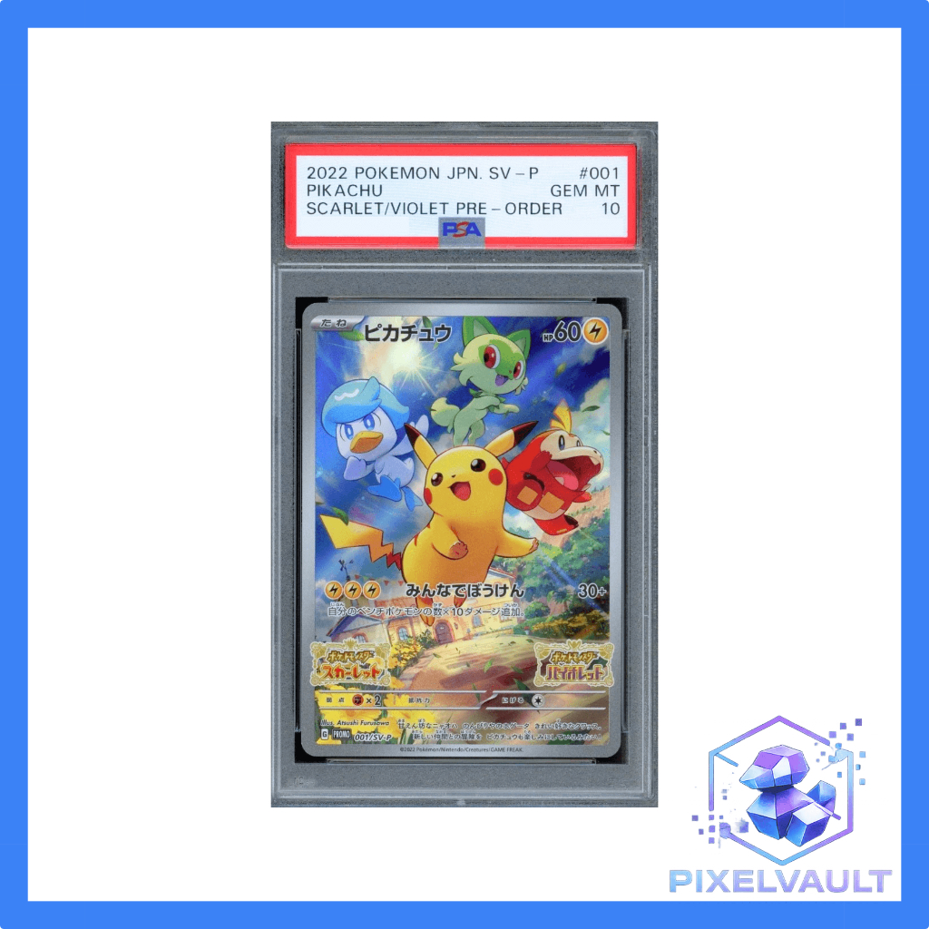 Pokémon PSA 10 – Pikachu #001 – SV-P Japanese – Promo