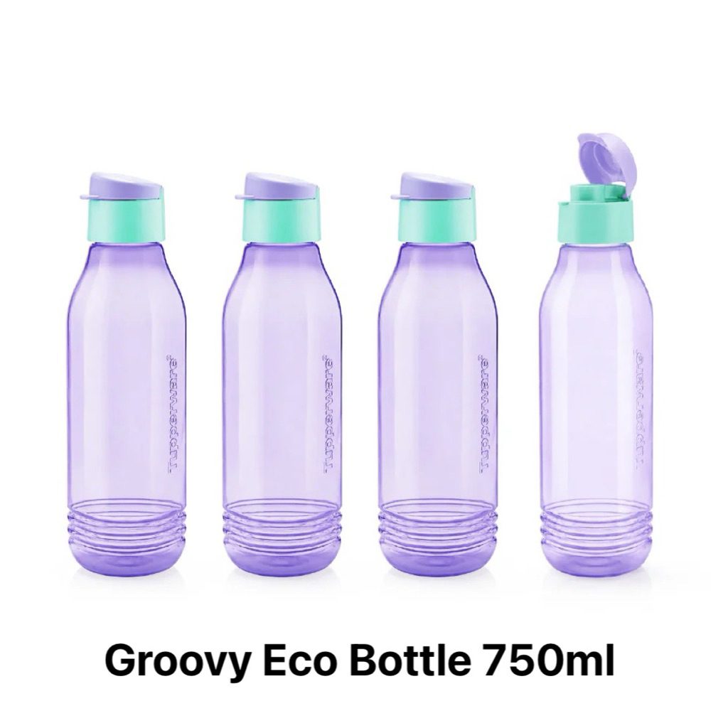 ขวดน้ำทรงสามเหลี่ยม Tupperware รุ่น Groovy Eco Bottle (1) ขนาด 750ml