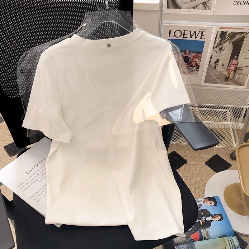 เสื้อยืด MARITHE แท้ W Classic Logo Tee T Shirt