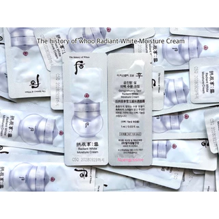🟡(Cream บำรุงผิวหน้า)(ขนาด 1ml)Radiant White Moisture Cream