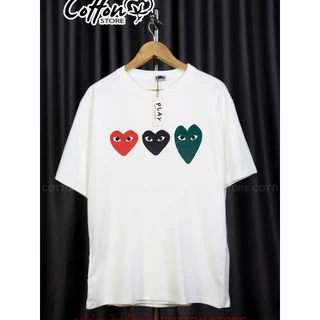 Big Size เสื้อยืด Play-A1 หัวใจ อก38"-56" XS-5XL พร้อมส่งจากไทย Cotton 100% ไม่ใช่ผ้ามัน ผ้าหนาใส่สวย