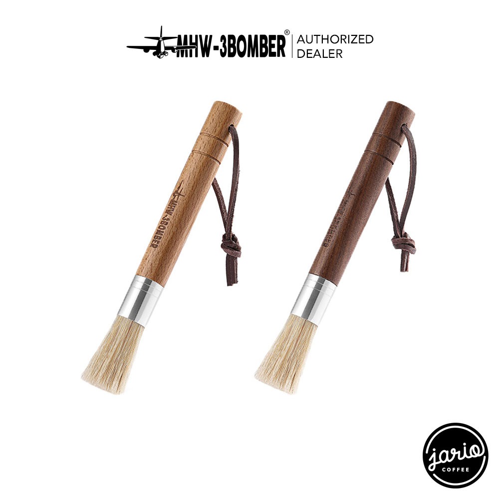 JARIO x MHW-3BOMBER Barista Wings Cylindrical Brush แปรงปัดผงกาแฟ ด้ามจับไม้ แปรงกาแฟ