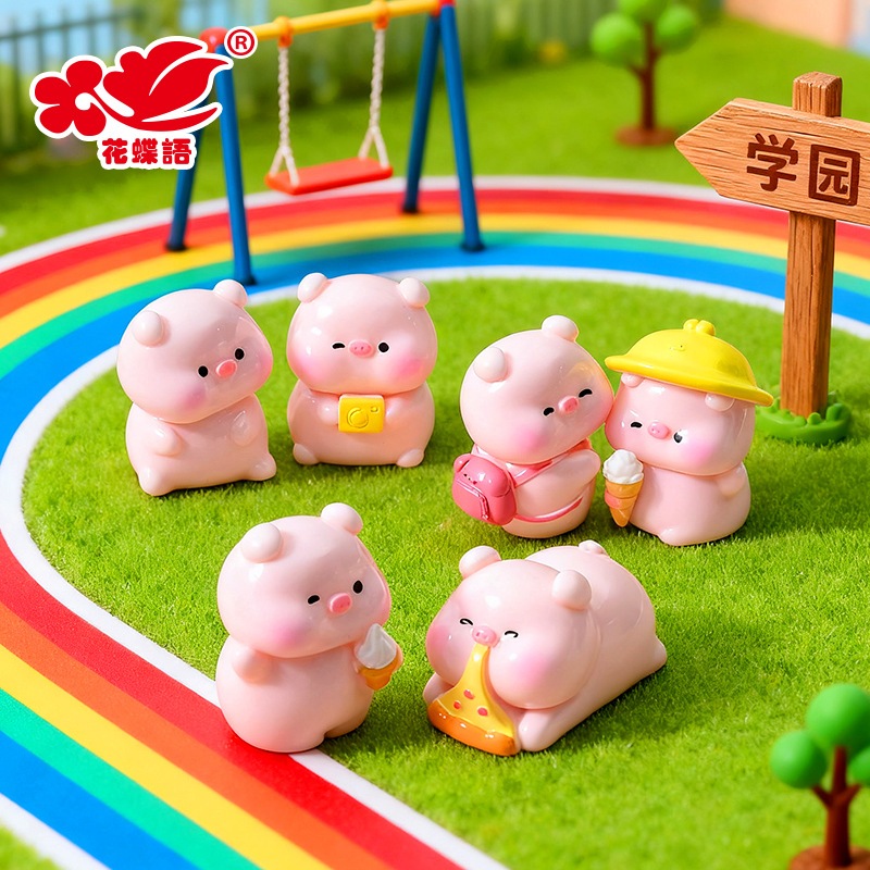 พร้อมส่ง ของตกแต่ง สะสม DIY หมีพูห์และผองเพื่อน (1 SET 9 ตัว)