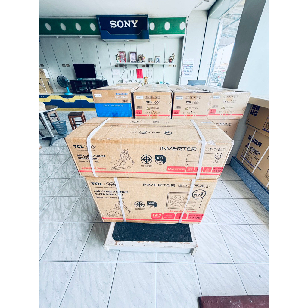 แอร์tcl 12000btu ระบบinverter ปี 2026ประหยัดไฟเบอร์5 ได้1ดาว แอร์ใหม่ 2026รับประกัน 5ปี