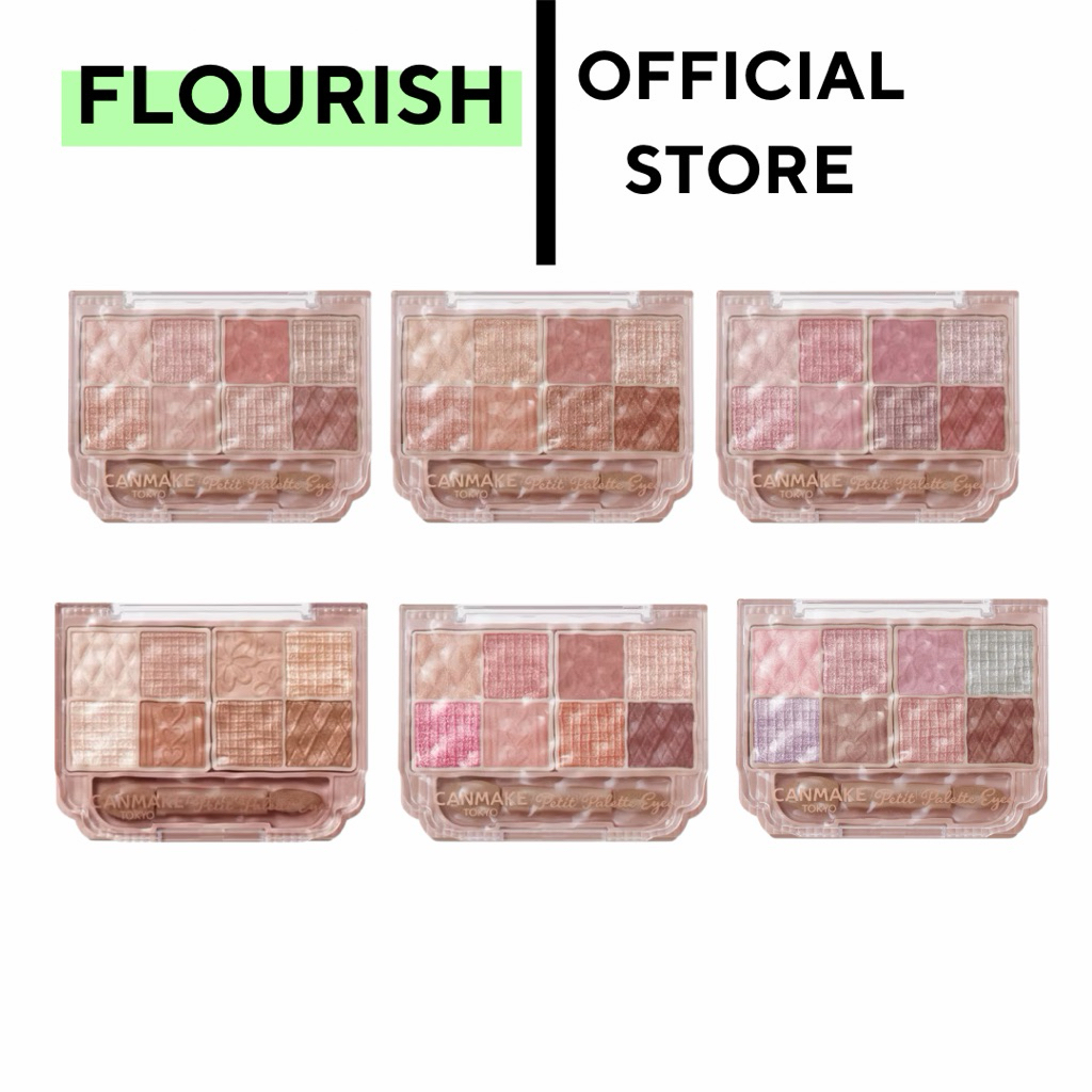 ส่งด่วน❗️9สีหิ้วจากญี่ปุ่น CANMAKE Petit Palette Eyes  พาเลทอายแชโดว์เนื้อแมตต์