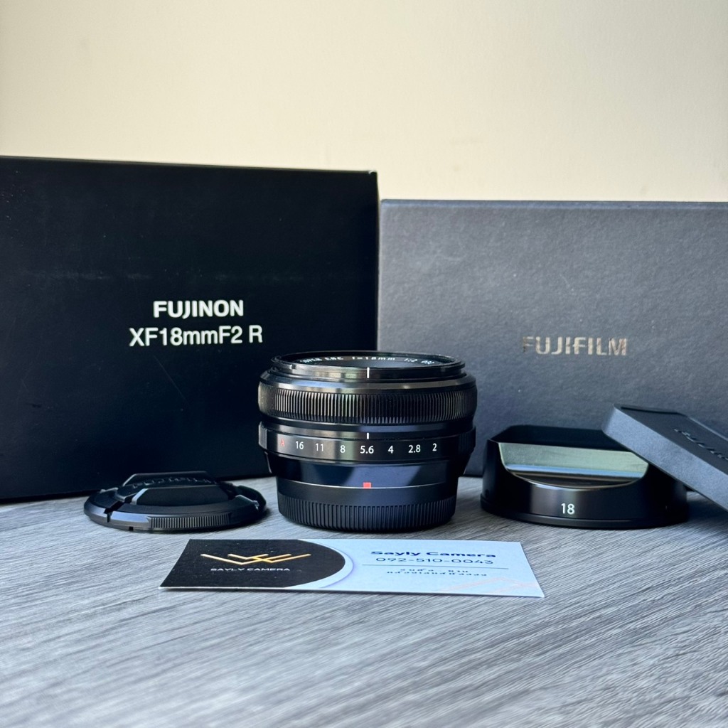 Fujinon lens XF18mm F2 R เลนส์ ฟูจิ fuji 18