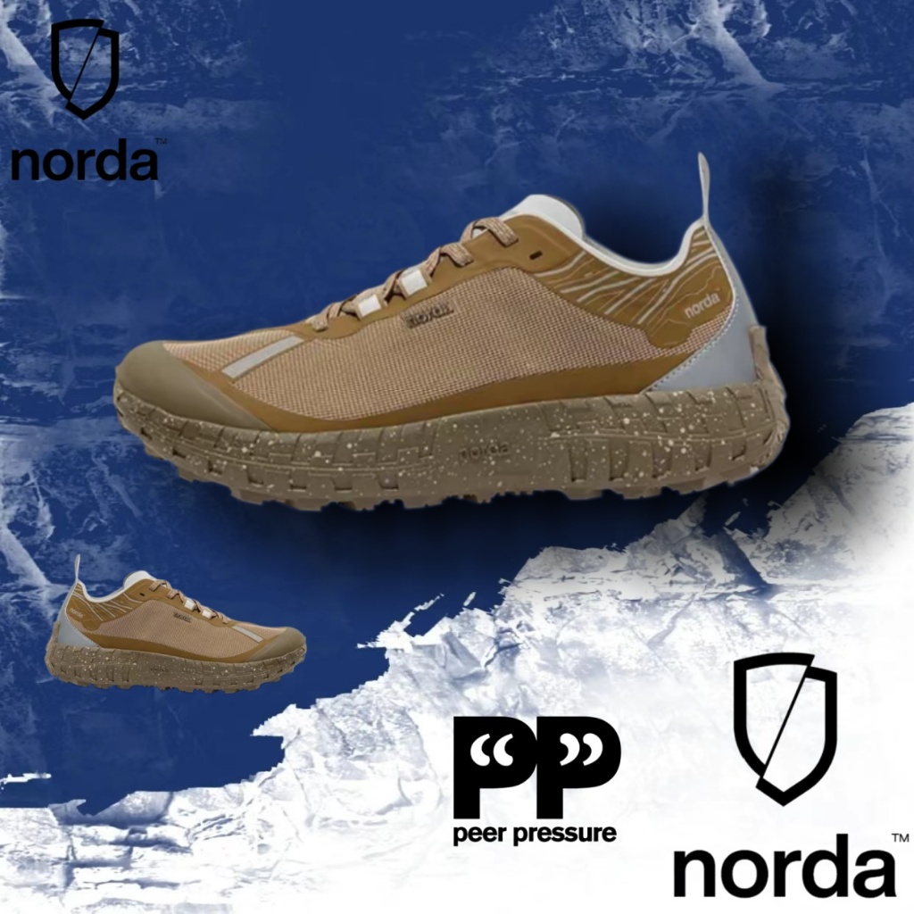 NORDA 001A Light Brown รองเท้าผ้าใบ（ของแท้ 100 %）
