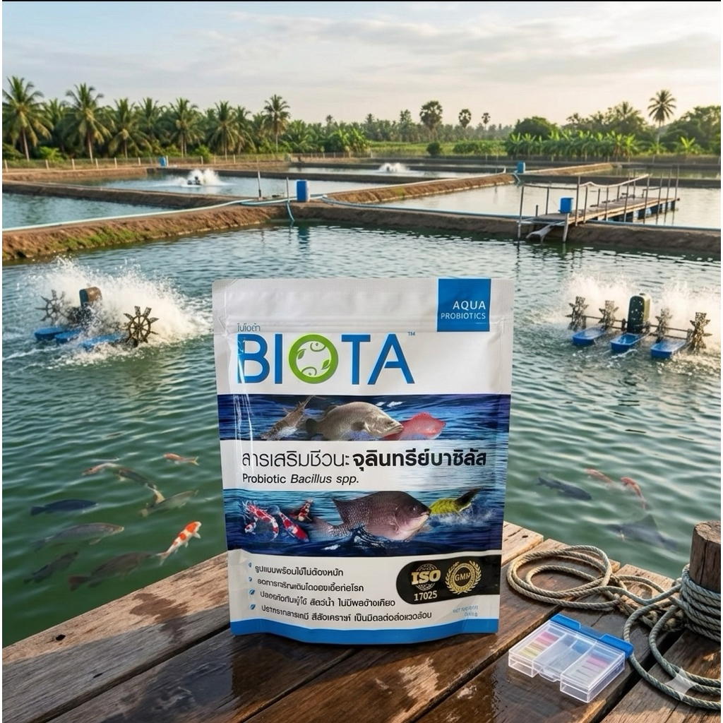 Biota ไบโอต้า (1KG) จุลินทรีย์สำหรับปรับสภาพน้ำอย่างเข้มข้น
