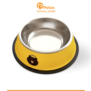 Petus ที่ใส่อาหารหมา ถ้วยสุนัข ถ้วยแมว ชามข้าว ชามอาหารสัตว์เลี้ยง Double Food Containe