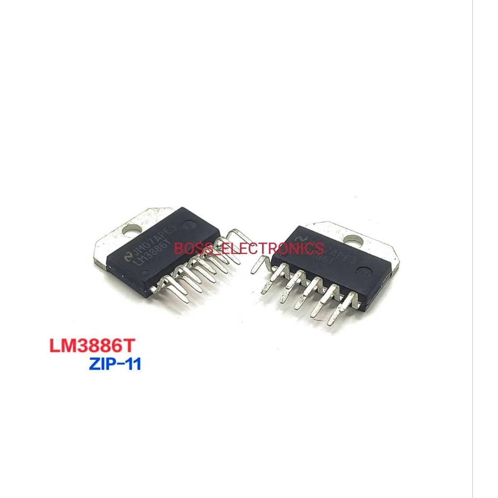 ราคา 1ตัว 👉👉 LM3886 LM3886T/NOPB  ZIP-11 ไอซีขยายสัญญาณเสียง Audio Power Amplifier 68W