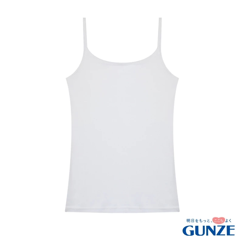 GUNZE กุนเซ่ เสื้อสายเดี่ยว สีขาว รุ่น NH6105