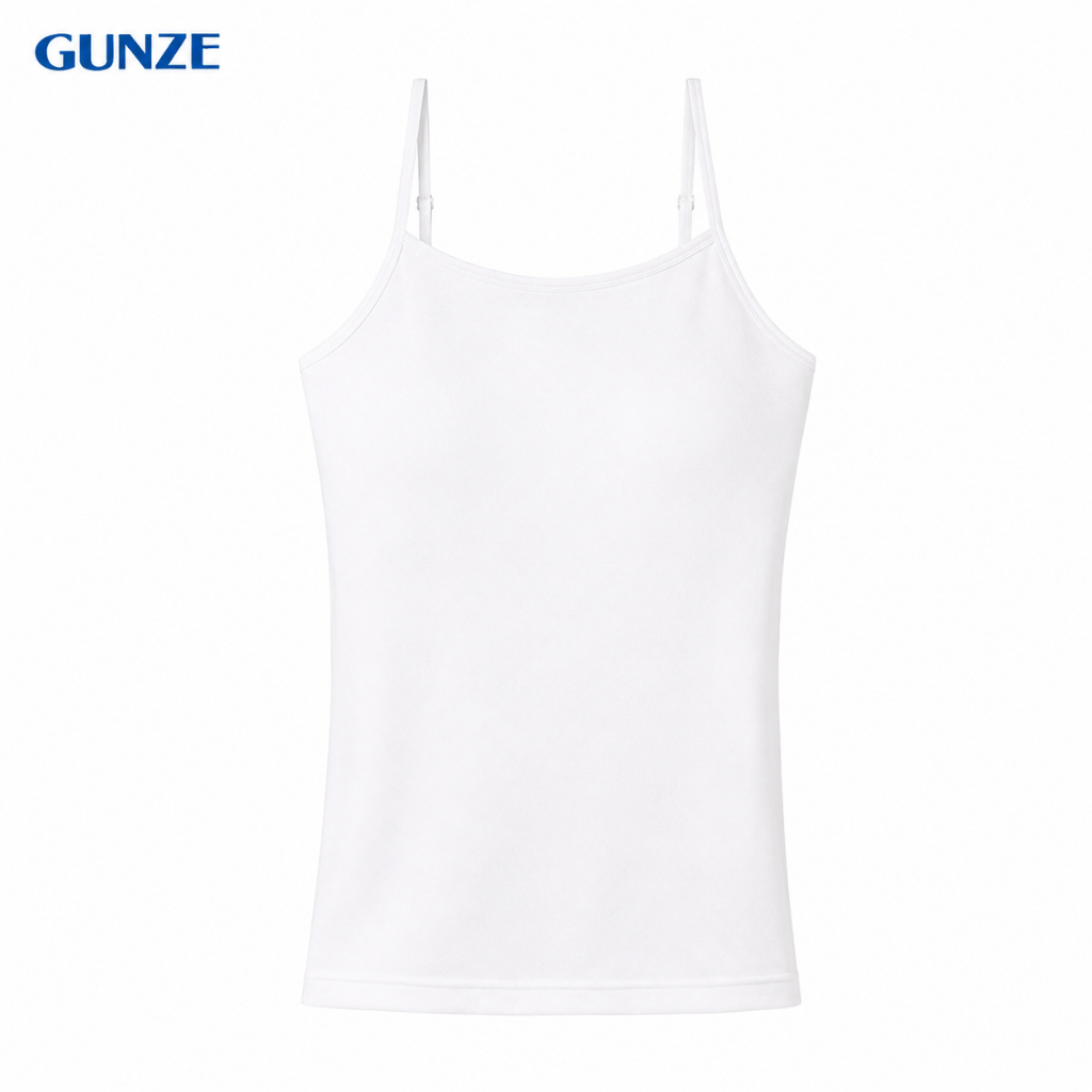 GUNZE เสื้อสายเดี่ยว ปรับสายได้ รุ่น NH4169 สีขาว