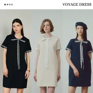 MAVE เดรส รุ่น Voyage สี NAVY,HORLICK,BLACK