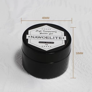 Nawoelite สีทาเล็บเจล เล็บเจล เจล เจลต่อเล็บ 3 in 1 เจลสร้างโครงเล็บมืออาชีพ ใสวาวเหมือนเรซิ่น แข็งแรงไม่ย้วย