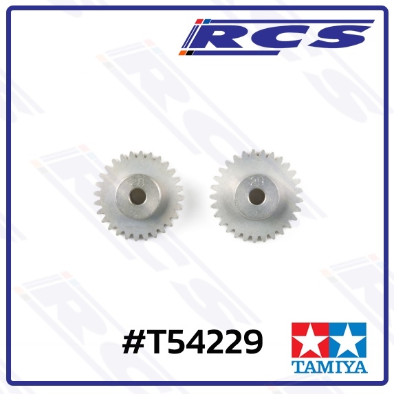 TAMIYA 54229 Fluorine Coated 06 Module Pinion Gear (28T, 29T) 0.6M