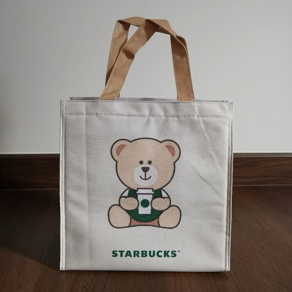 BEARISTA COOLING BAG กระเป๋าเก็บความเย็น (starbucks​ แบรนด์แท้)