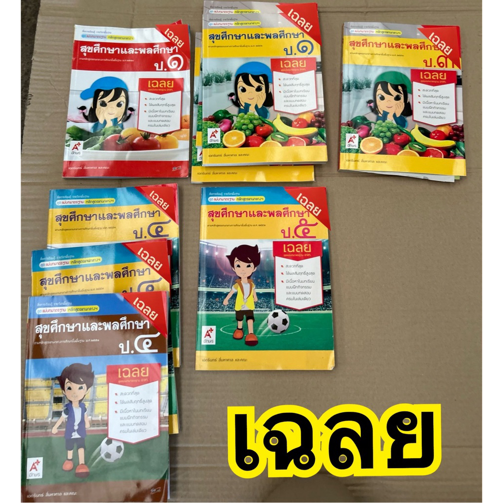 เฉลย ชุดแม่บทมาตรฐาน สุขศึกษาและพละศึกษา ป.1-6