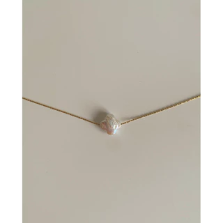 สร้อยมุก สร้อยสเตนเลส Nickle free กันน้ำ กันเหงื่อ HER OBJECTIVE_HER CLOVER PERL PENDANT NECKLACE