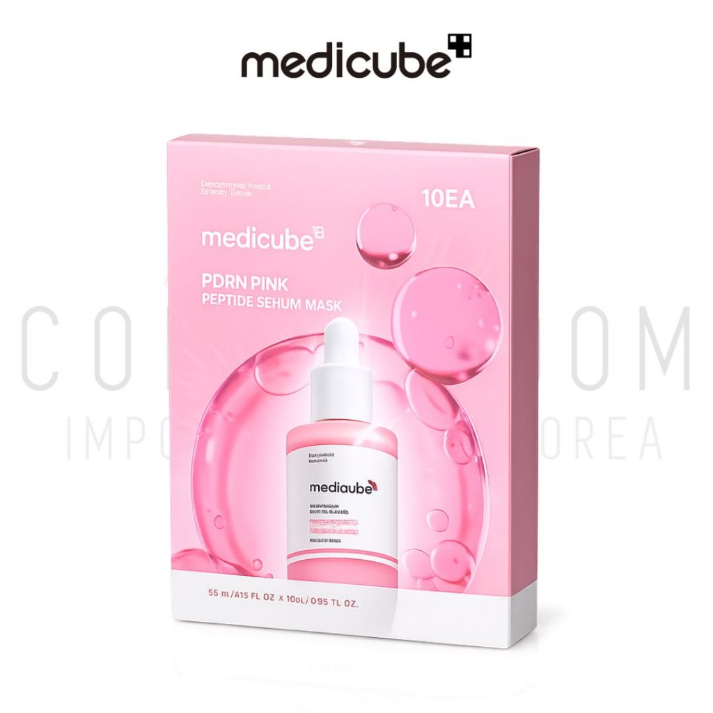 💓พร้อมส่ง💓 Medicube PDRN Pink Peptide Serum Mask 10EA ผิวโกลว์ ฉ่ำฟูผิวใส