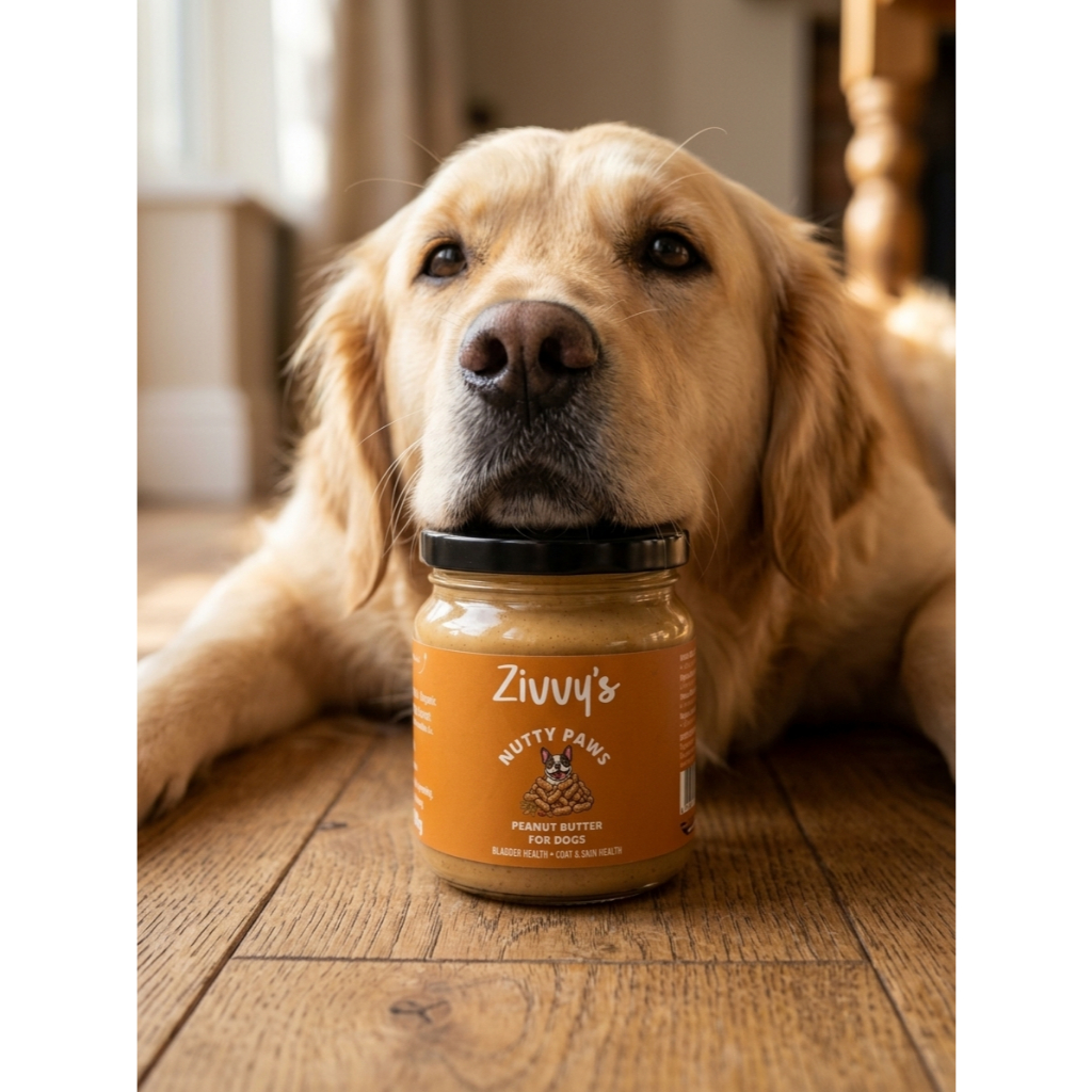 นัตตี้ พอว์ส เนยถั่วลิสงสำหรับสุนัข | Zivvy's Nutty Paws for Dogs