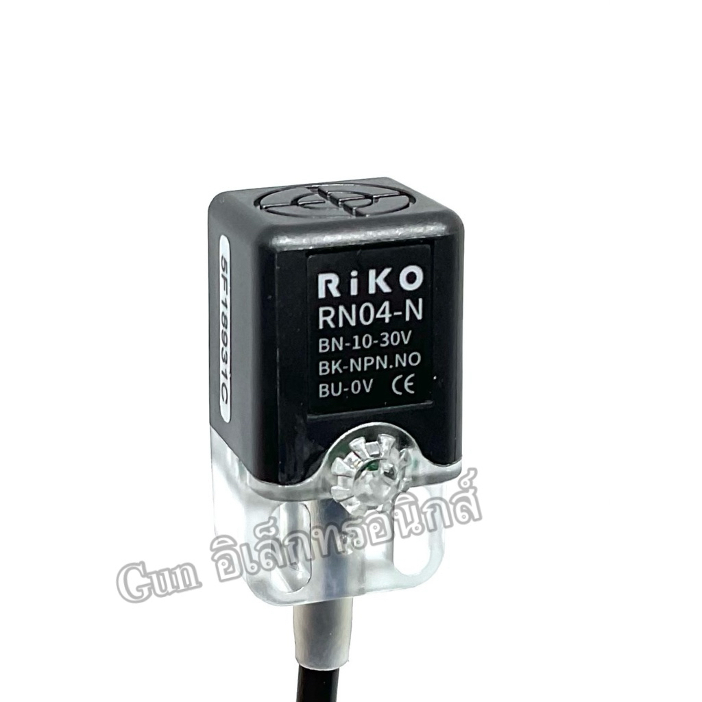 เซ็นเซอร์ POX RN04-N ชนิด NPN-NO จับโลหะ ยี่ห้อ RiKo ไฟเลี้ยง10-30VDC