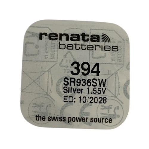 ถ่านกระดุม Renata ถ่านของแท้ 1.55V SR936SW , 394 / SR936SW  แบ่งจำหน่าย 1เม็ด,5เม็ด