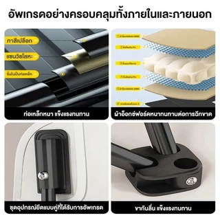 Yegey【ซื้อ 1 แถม 1】เก้าอี้แคมป์ปิ้ง เก้าอี้ปิคนิคพับได้ เก้าอี้แคมป์ปิ้ง พร้อมกระเป๋าจัดเก็บ บุด้วยผ้าฝ้ายและเสริมความหน