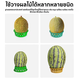 แท่นวางผลไม้ กันกลิ้ง สำหรับทุเรียน แตงโม เมล่อน ใช้โชว์สินค้าในซูเปอร์มาร์เก็ต ร้านผลไม้ แข็งแรง วางได้หลายขนาด