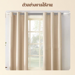 ราวตากผ้าแบบยืดหดได้ สแตนเลส ปรับขนาดได้ 50-240cm ไม่ต้องเจาะผนัง ใช้ได้ทั้งระเบียงและตู้เสื้อผ้า แข็งแรง ทนทาน