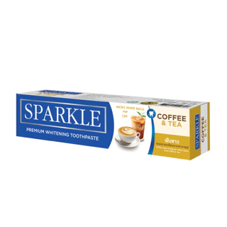 [แพ็ค 6] SPARKLE ยาสีฟัน สำหรับ คนชอบดื่มชา กาแฟ 90 กรัม สูตร COFFEE & TEA TOOTHPASTE (10SK00038X6)