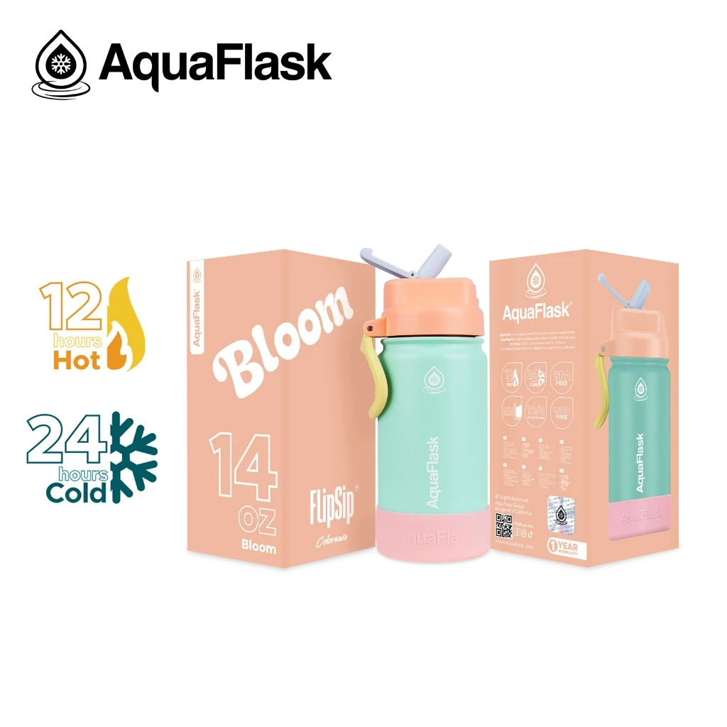 ฝาใหม่! AquaFlask Colorwave FlipSip Collection (14/18/22/40oz) กระบอกน้ำเก็บความเย็น กระติกน้ำสแตนเลส thumbnail 6