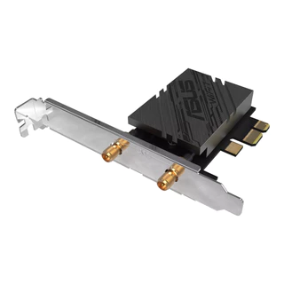 ASUS (PCE-BE92BT) WiFi 7 PCI-E Adapter with 2 external supporting 6GHz band, 320MHz, Bluetooth 5.4