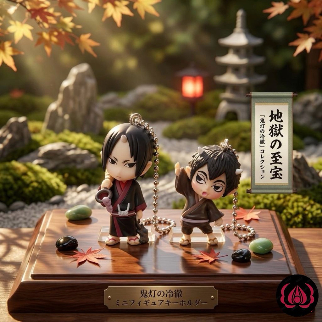 Hozuki ขุมนรกสุดป่วนกับปิศาจหน้าตาย พวงกุญแจ Hozuki's Coolheadedness Mascot Mini Figure Anime Japan