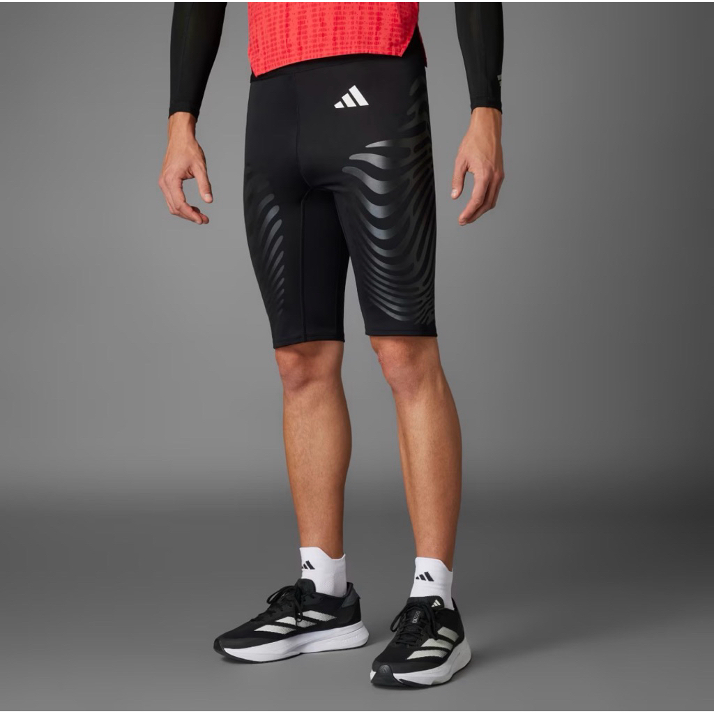 กางเกงวิ่งรัดรูป Adizero control short legging  ⚫️สีดำ Performance Black 📌ตัวท๊อปสุด elite ใส่แข่ง