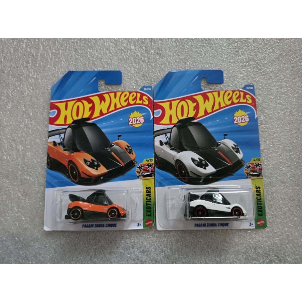 Hotwheels pagani zonda cinque