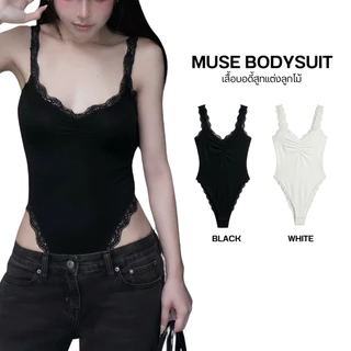 ‼️ส่งไวมีส่งด่วน‼️[SUACLOTHE] บอดี้สูทแต่งลูกไม้ MUSE BODYSUIT บอดี้สูทสุดแซ่บ พร้อมส่งจากไทย