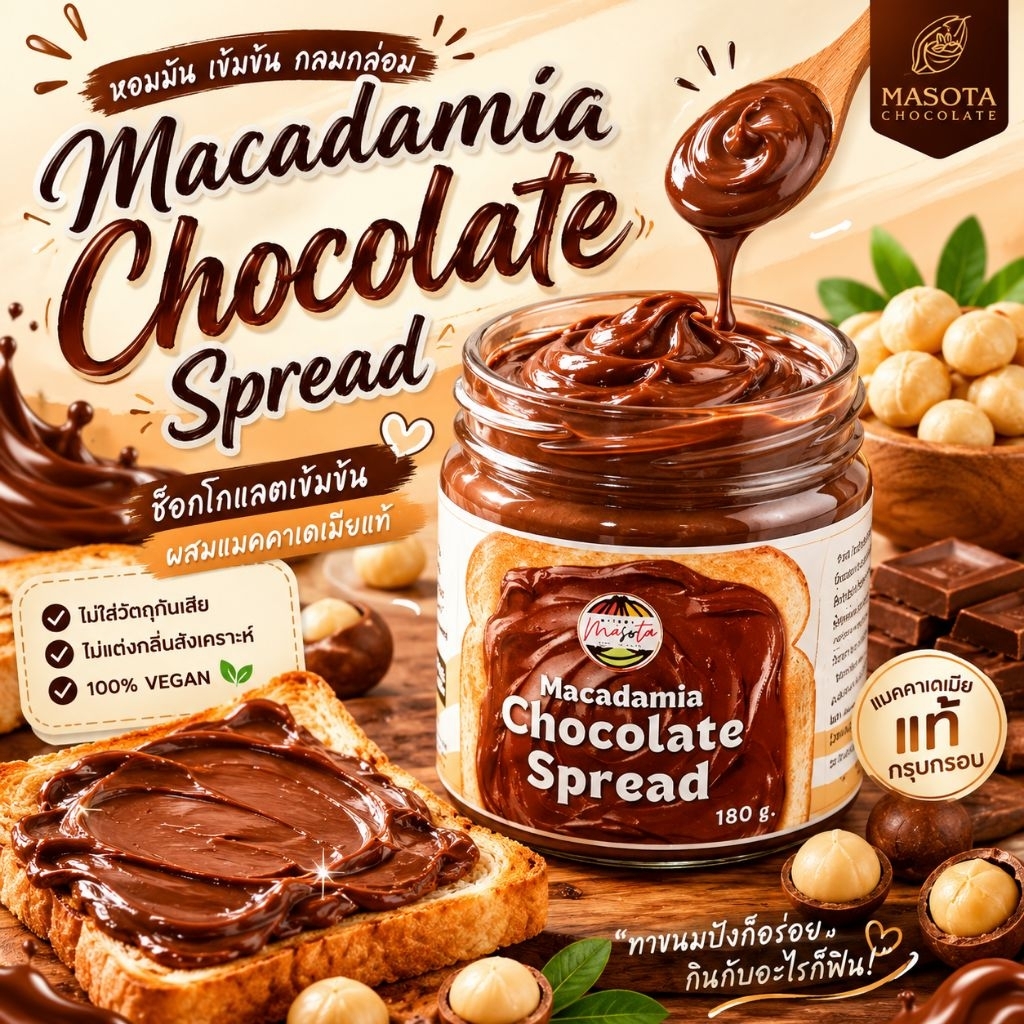 Macadamia Chocolate Spread  - VEGAN