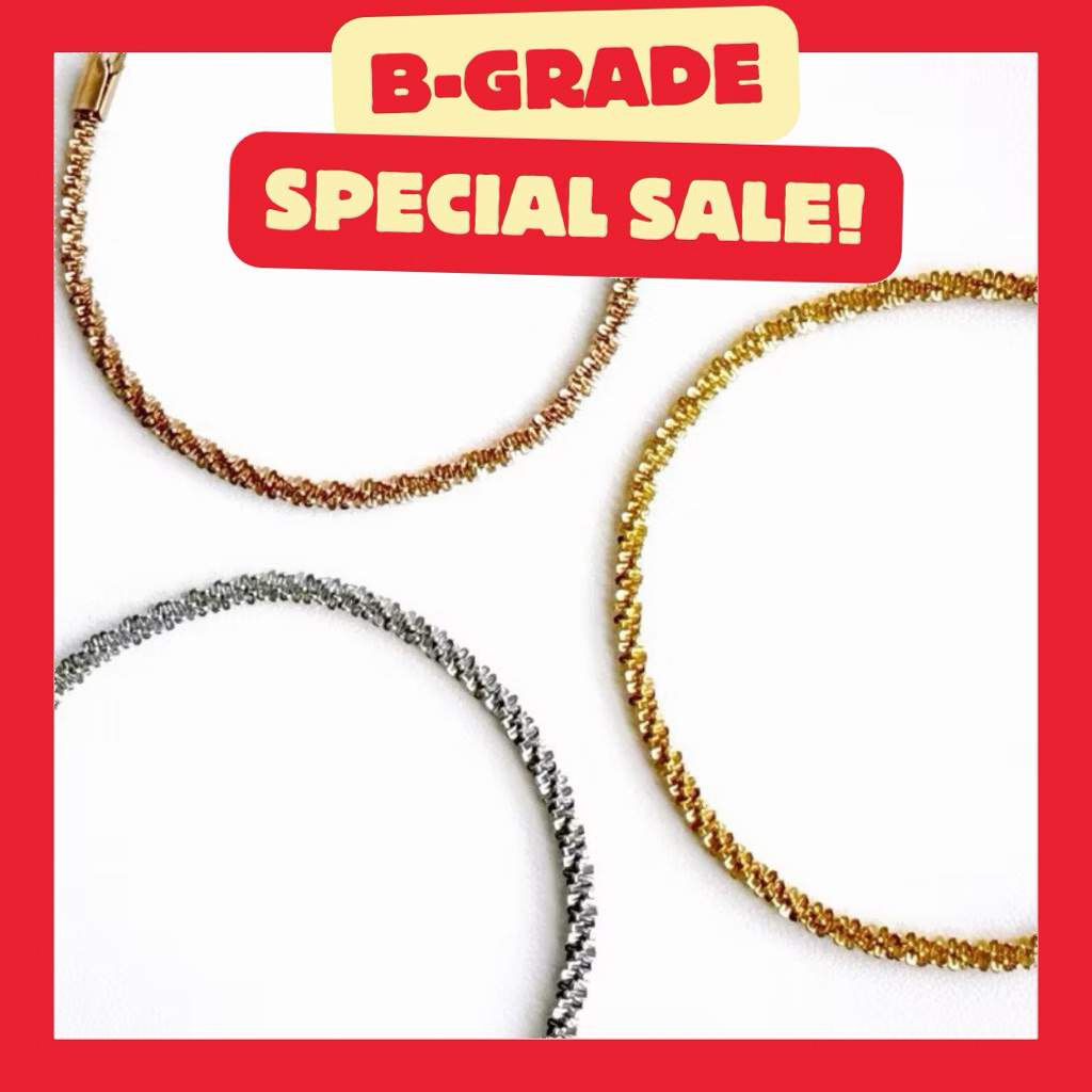 {B-Grade} Jane 14k bracelet. (เหลือแต่สีเงิน)