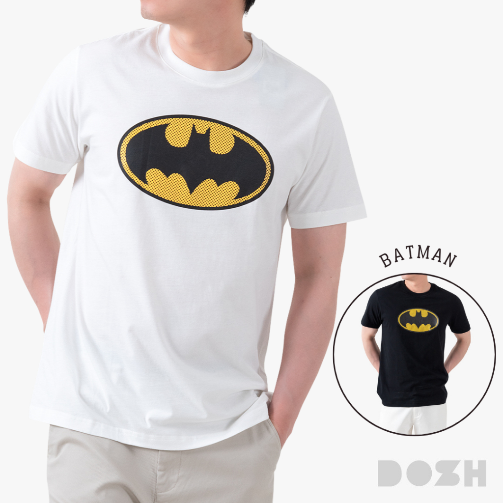 DOSH MEN'S T-SHIRTS BATMAN เสื้อยืดคอกลมผู้ชาย 2สี (ดำ-เหลือง) FBMT5227 (XS-XL)