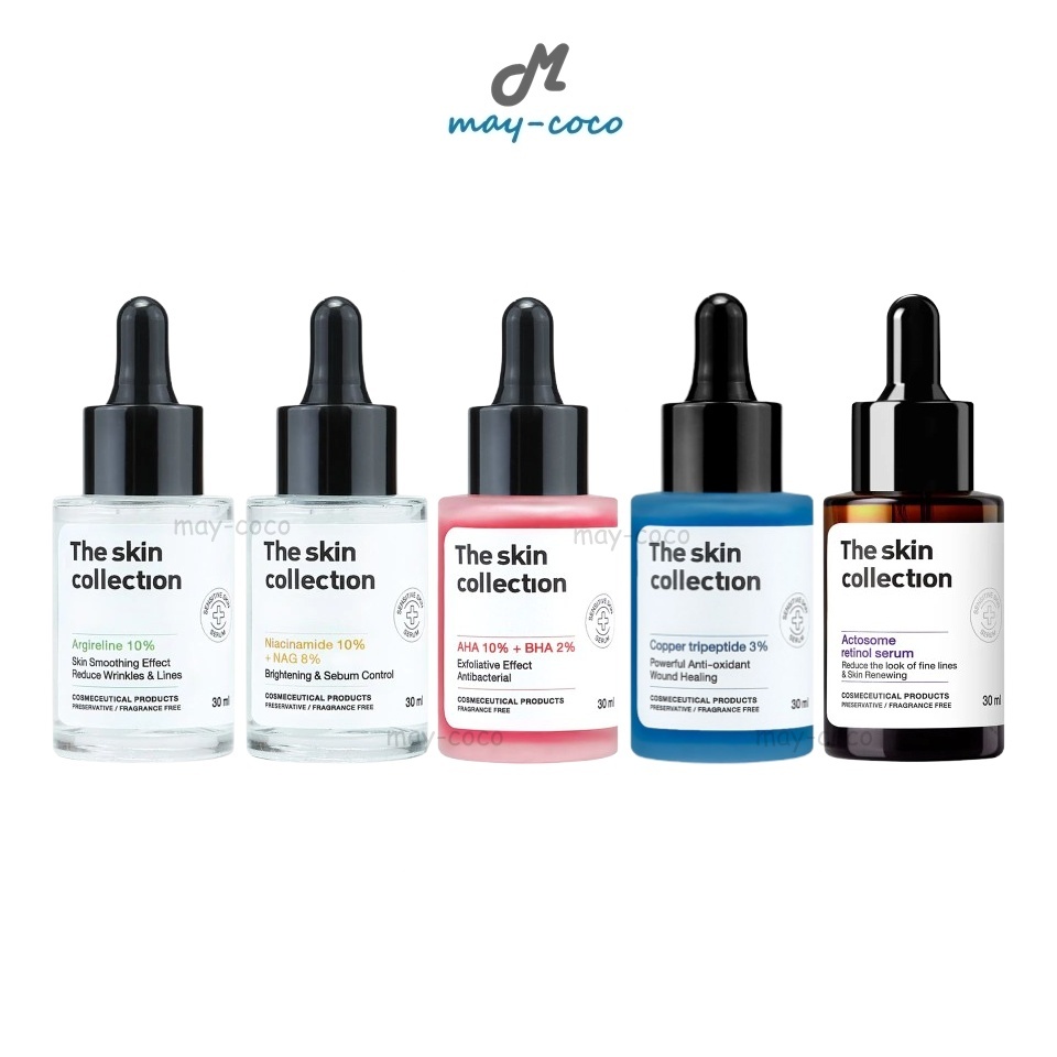 ถูก/แท้/มีไลฟ์ เซรั่ม The Skin Collection Serum เดอะสกินคอลเล็คชั่น เซรั่มลดสิว ลดรอย ผิวกระชับ เรียบเนียน กระจ่างใส