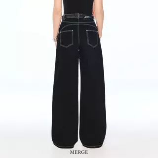 Merge Official - Shape Wide Jeans (พร้อมส่ง)