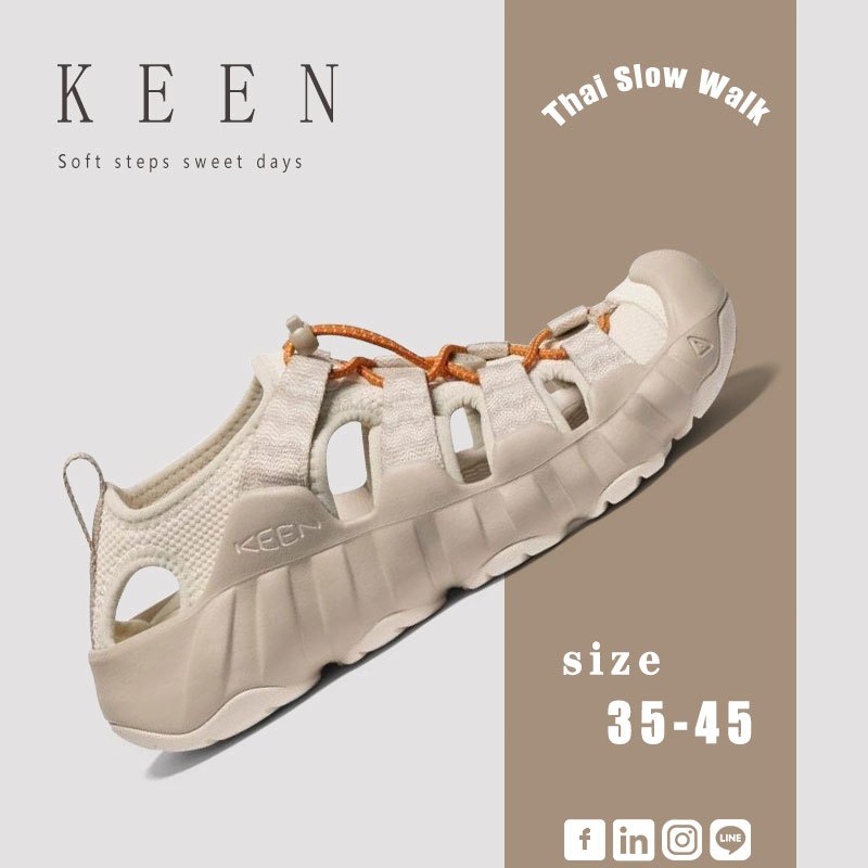 KEEN รองเท้าแตะรัดส้น ชายหญิง กันกระแทกส้นและนิ้ว กันลื่นยางแท้ทุกพื้น เป่าไว ซับนิ่ม เดินป่าทางชันได้