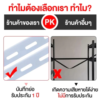 ชั้นวางของเหล็กคาร์บอนเต็ม 3/4/5ชั้น รับน้ำหนัก100-150กก ปรับความสูงได้ ชั้นวางครัว โกดัง แข็งแรงทนทาน