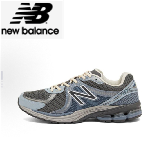 New Balance 860 Low cut Life Casual Shoes Blue Grey  ของแท้ 100 %
