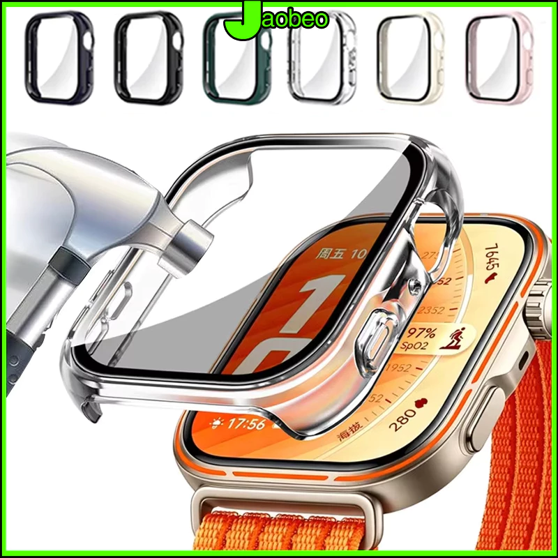 เคส for Huawei Watch Fit 5 4 3 /5 4 Pro เคส กระจกนิรภัย แบบPC เคสฟิล์มกระจก for Huawei Fit 3
